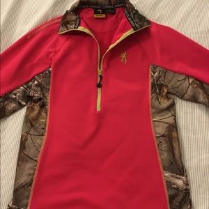 1/4 zip pull over sweater.